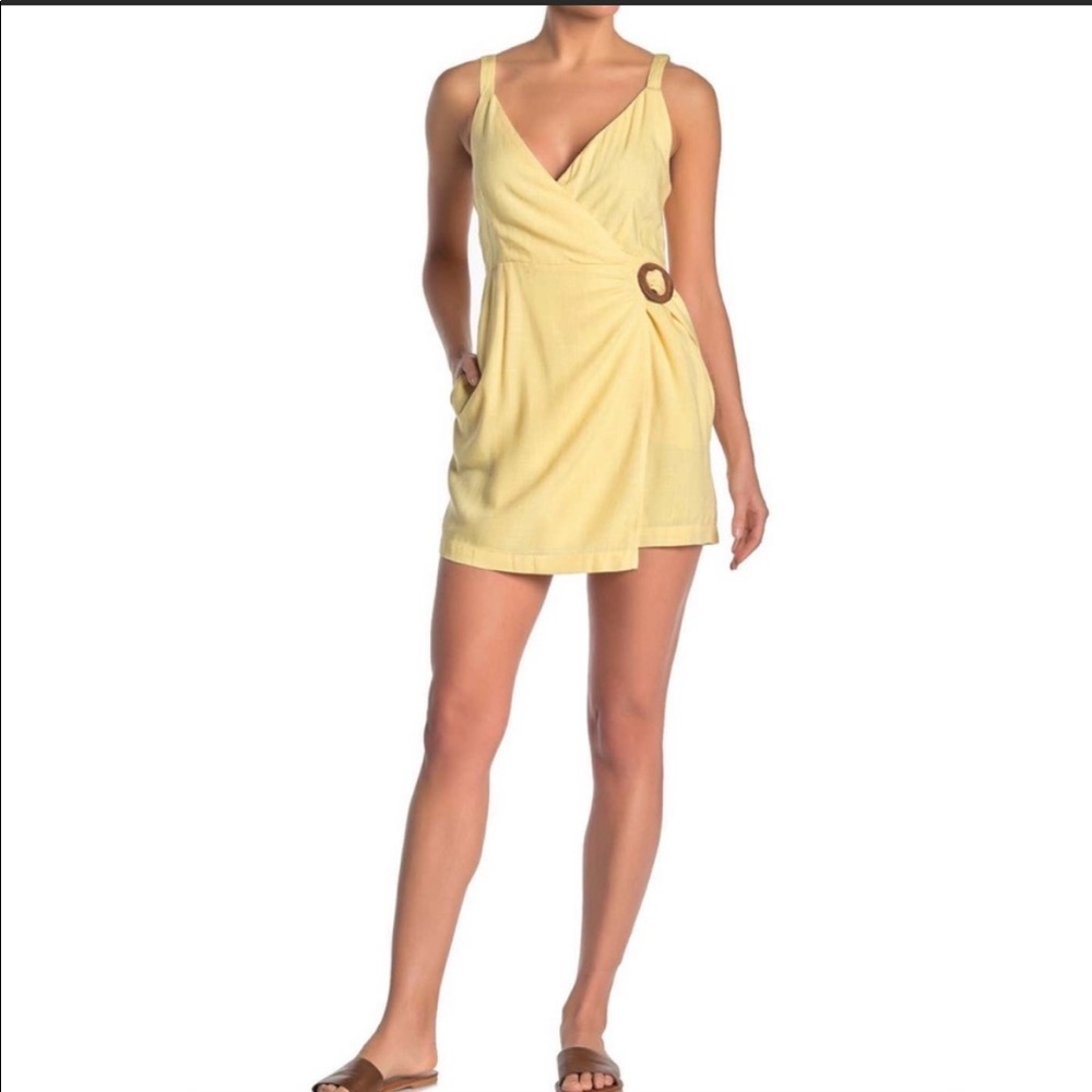 L*space linen cover up wrap dress. NWOT* Never Worn.